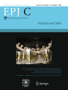 EPJ-C 80/11 cover: Sensitivity to neutrinos from CNO cycle in Borexino
