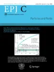 EPJ-C Volume 86, issue 5, June 2026